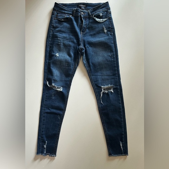 Monkey ride Jeans - EnJean Dark Blue Jeans & Blue jeans 3 pair size 5/27 (f) - Picture 1 of 16